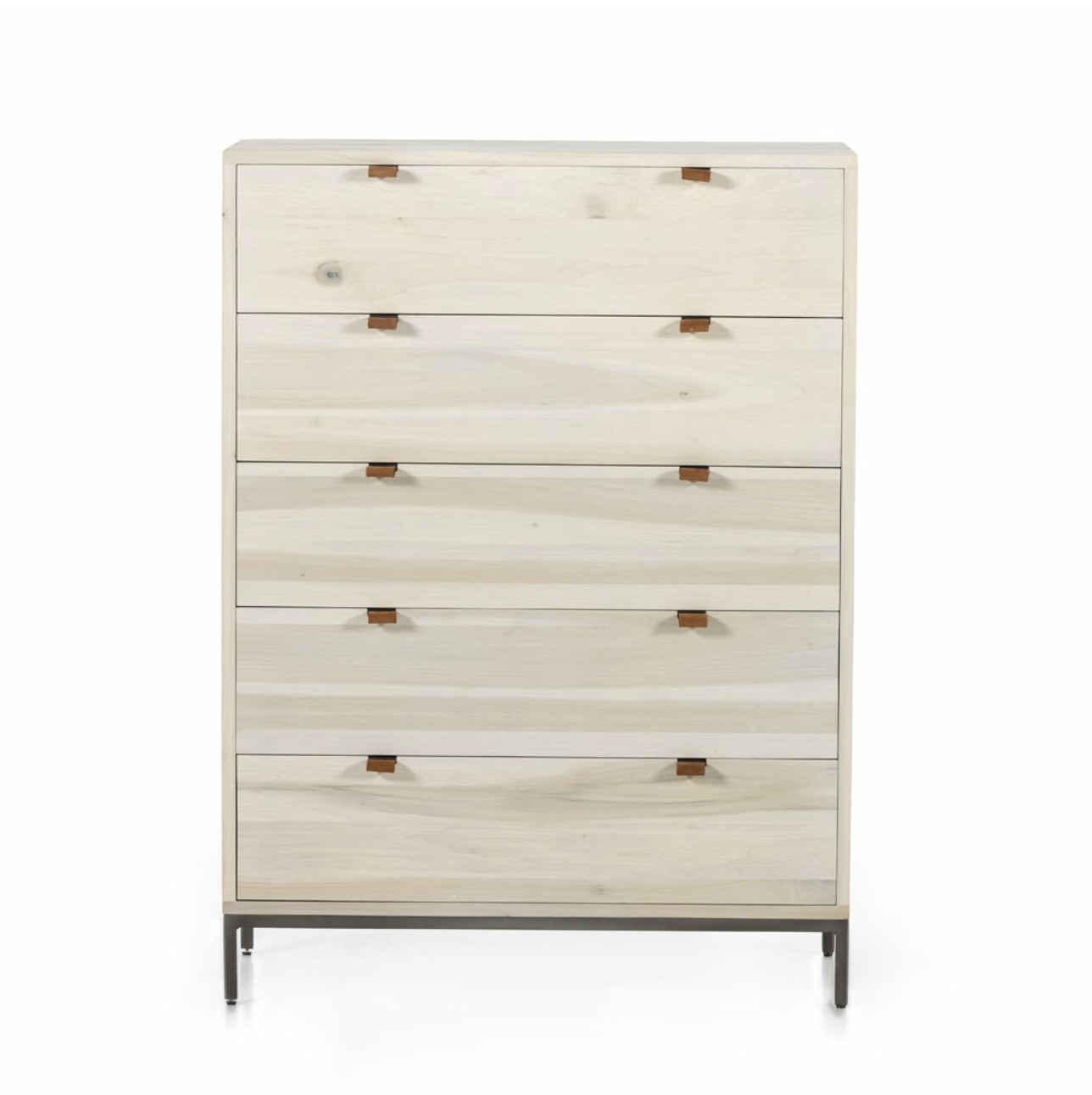 Marcel 36" 5 Drawer Dresser - Dove Poplar