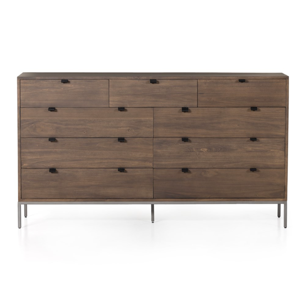 Marcel 70" 9 Drawer Dresser - Auburn Poplar