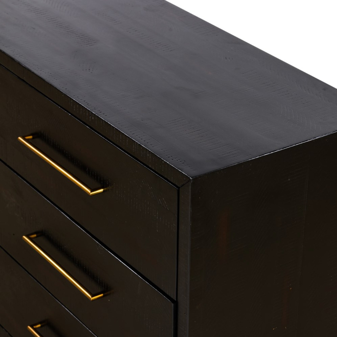 Yasmin 60" 6 Drawer Dresser - Burnish Black
