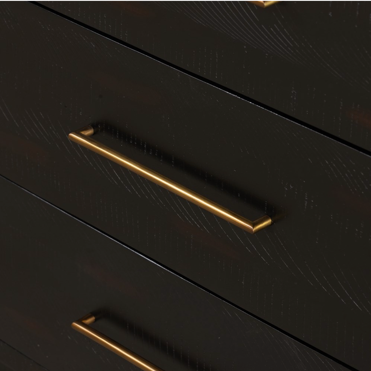 Yasmin 88" 9 Drawer Dresser - Burnish Black