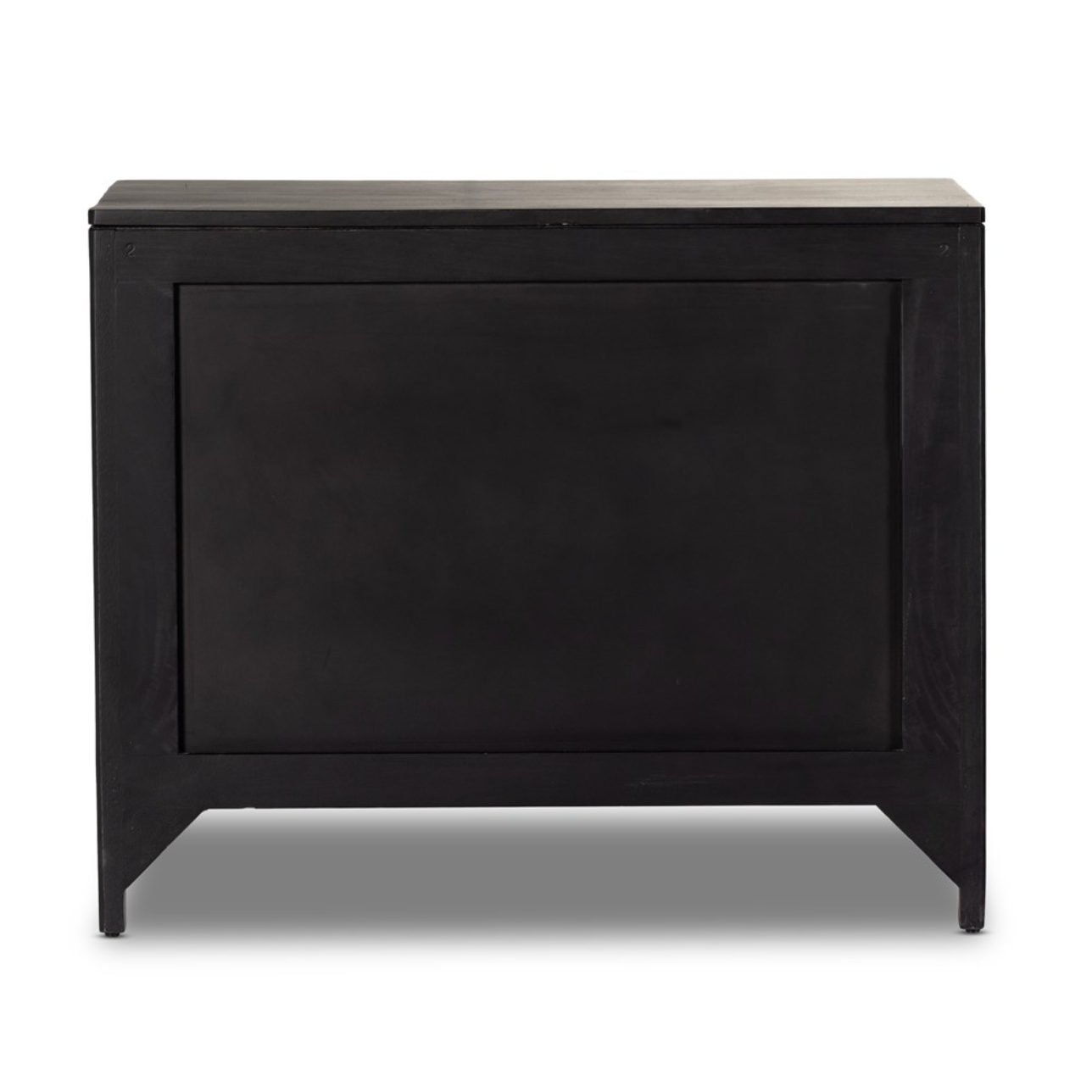 Conway 32" 3 Drawer Nightstand - Black Wash Mango