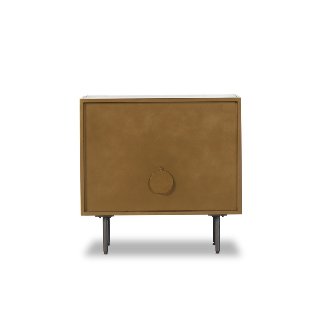 Veda 25" Nightstand - Aged Brass