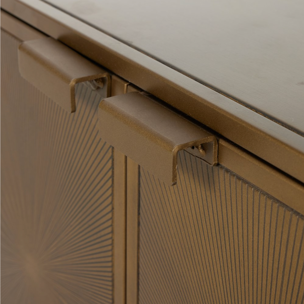 Veda 25" Nightstand - Aged Brass