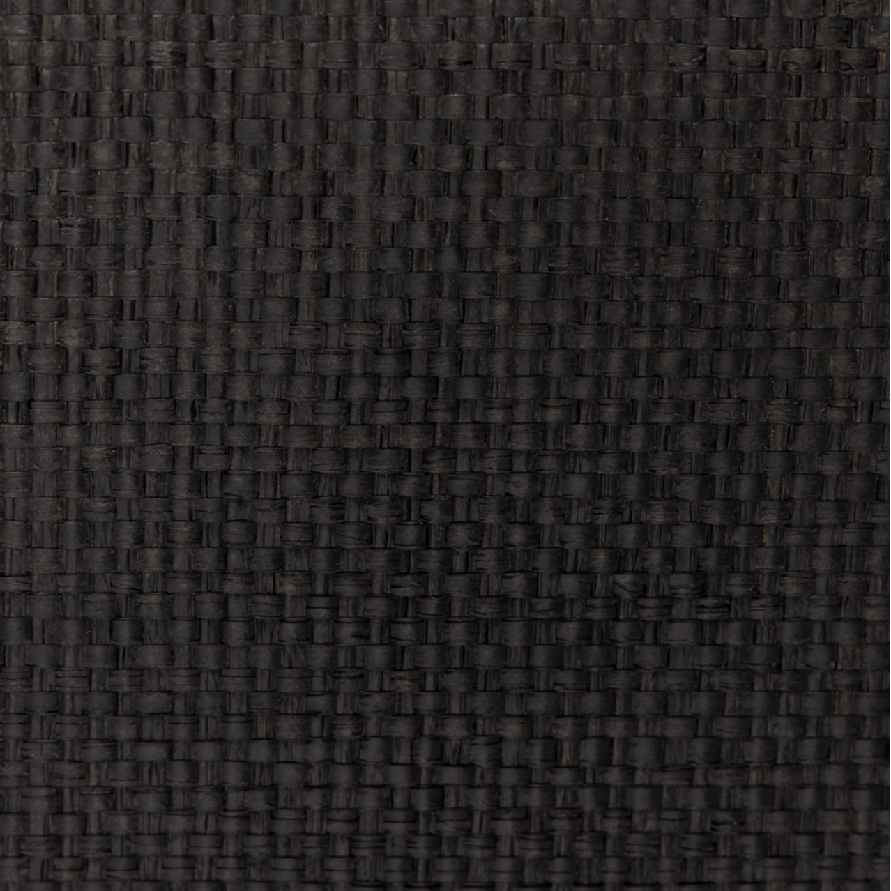 Bhari 62" 6 Drawer Dresser - Woven Black +Antique Brass