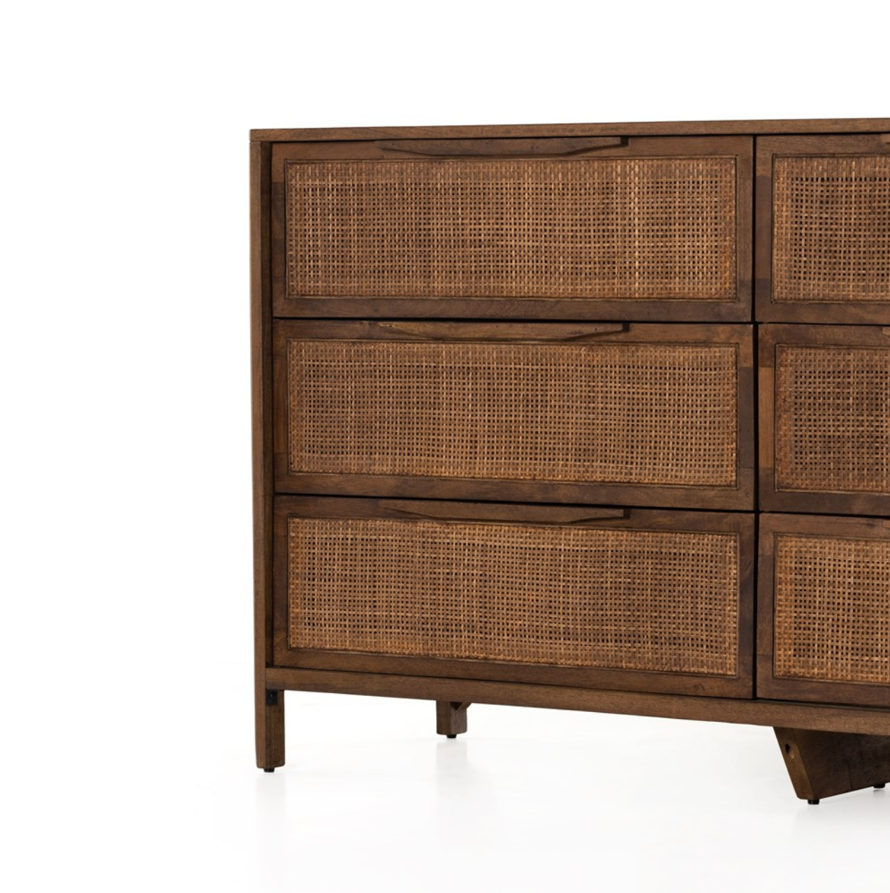 Marcelo 58" 6 Drawer Dresser - Brown Wash