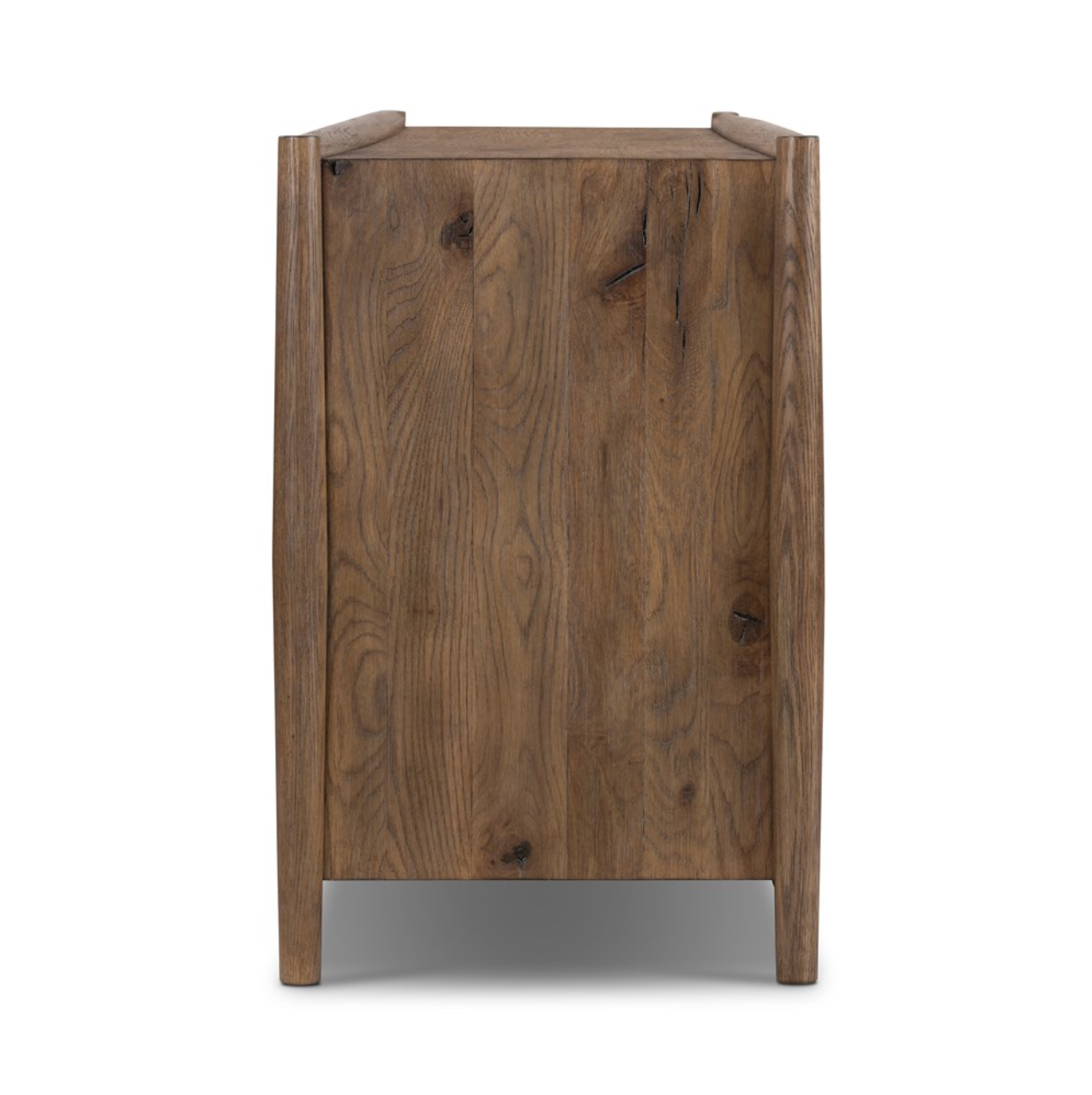 Hutchinson 85" 9 Drawer Dresser - Weathered Oak