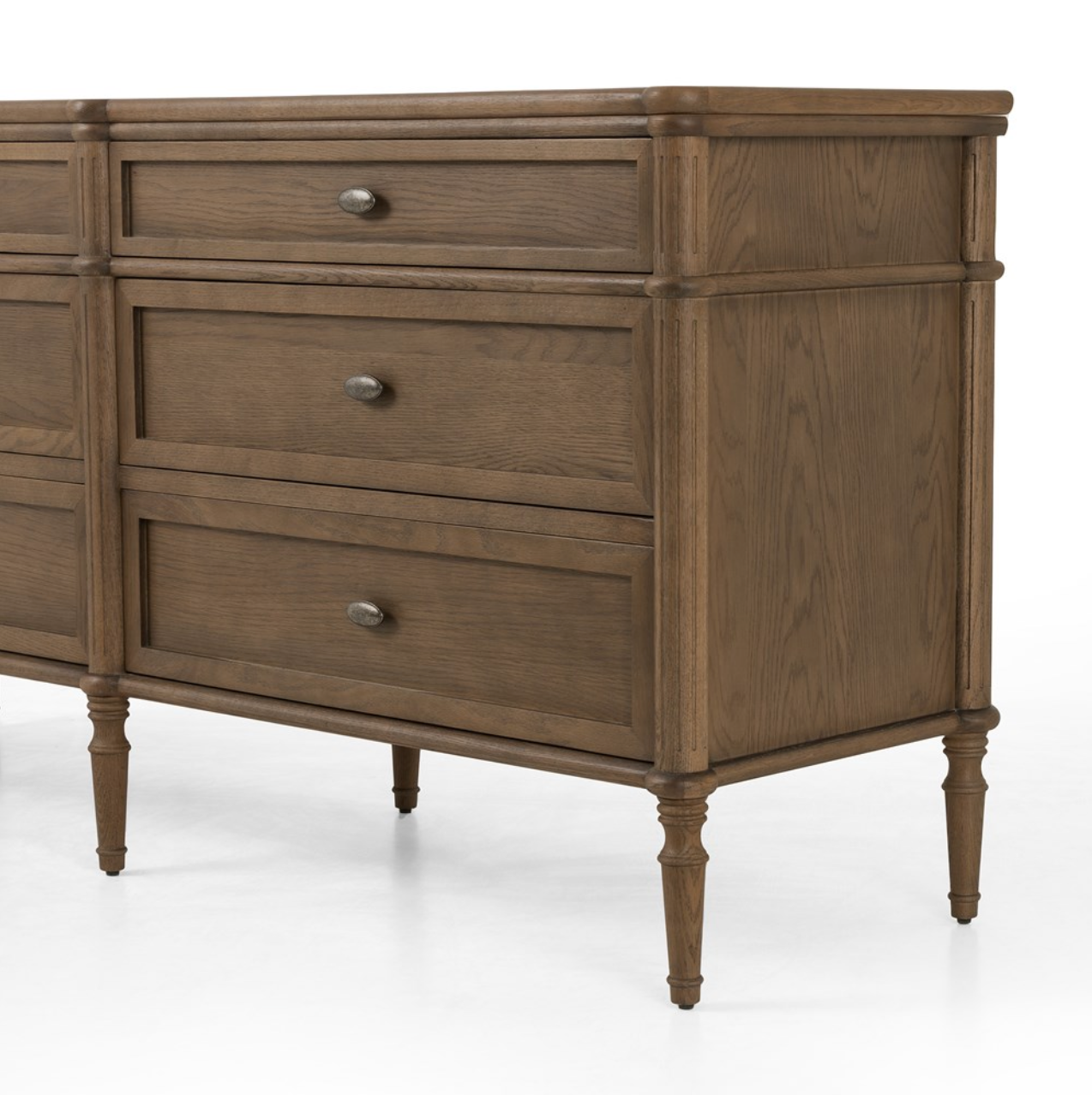 Eloise 70" 6 Drawer Dresser - Toasted Oak