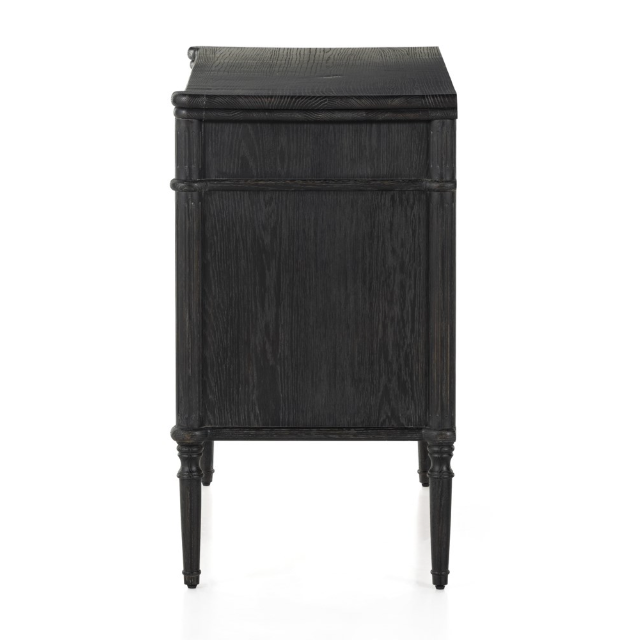 Eloise 44" 3 Drawer Chest - Distressed Black