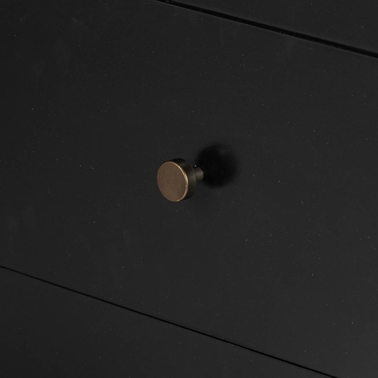 Ellington 36" 5 Drawer Dresser - Black Iron + Bronze