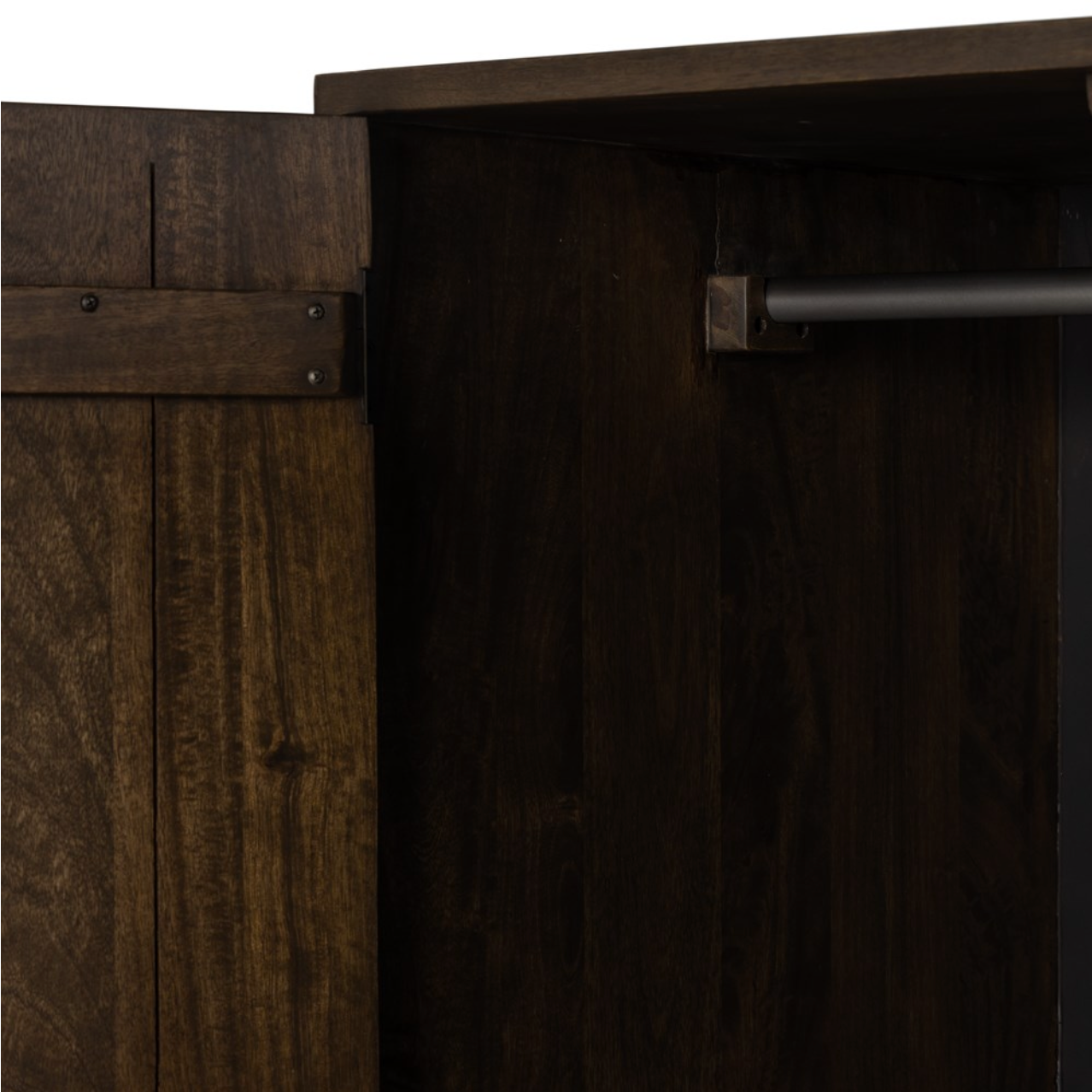 Everest 40" 2 Drawer Armoire - Aged Brown
