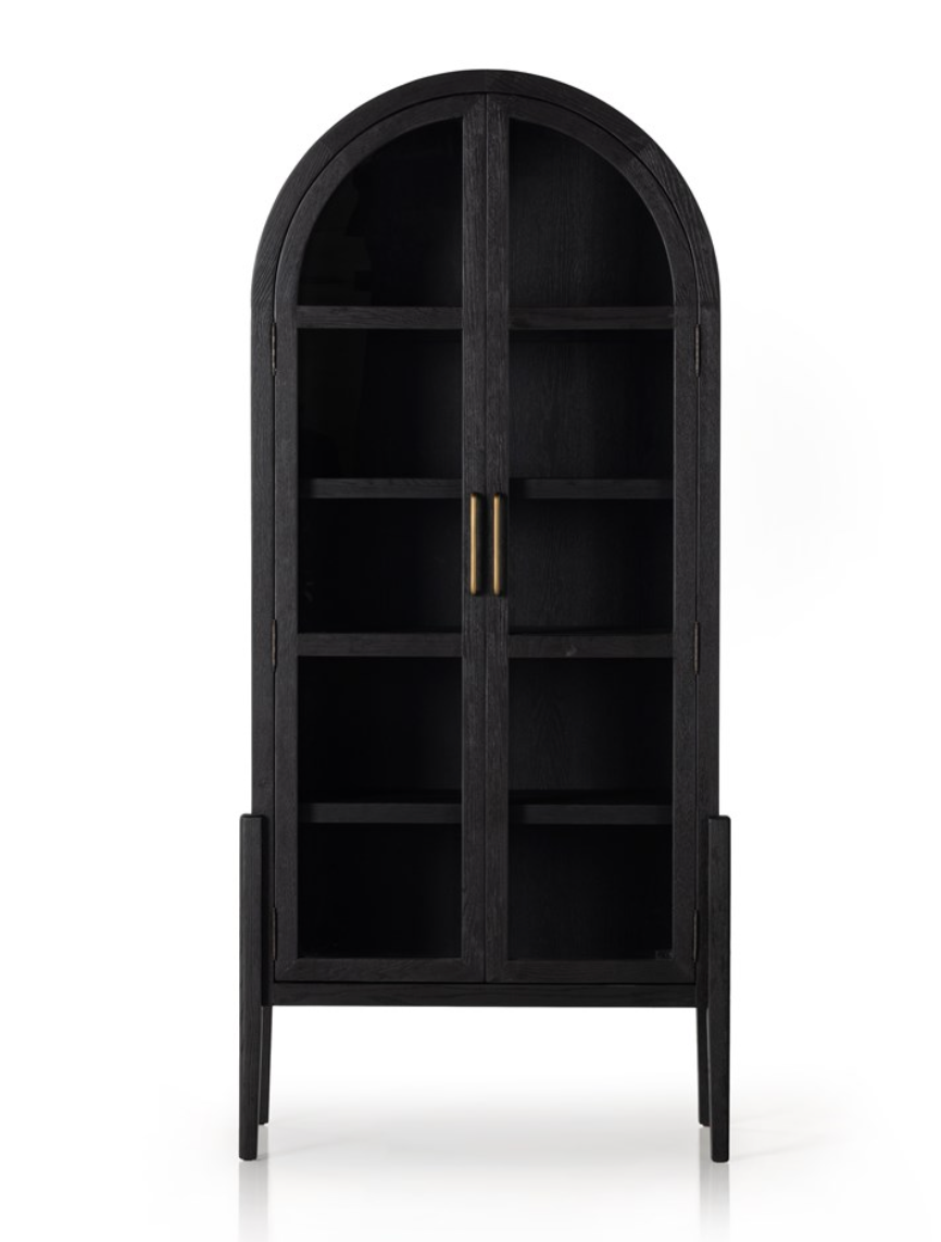 Theo 38" Cabinet - Drifted Black Oak