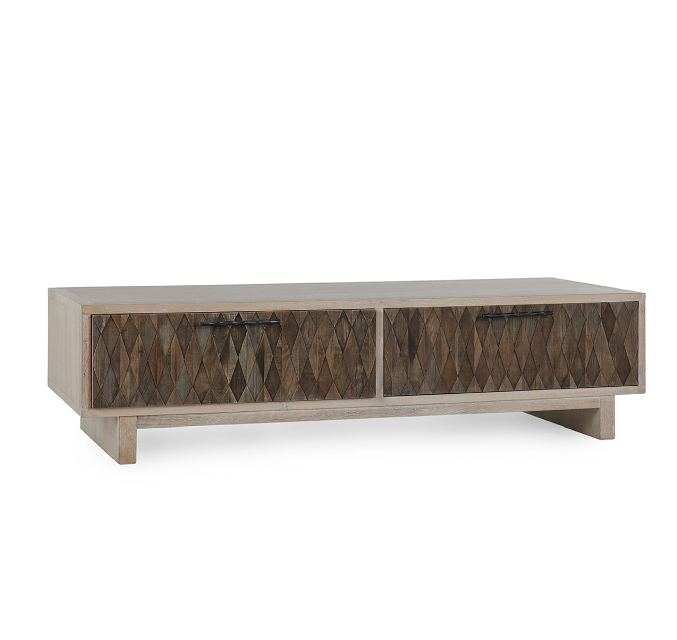 Krofton 66" Coffee Table - Beige Natural