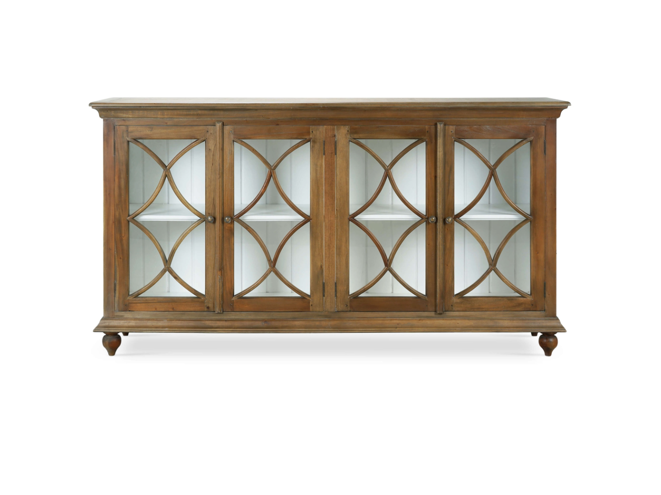 Hamilton 82" Mahogany 4 Door Sideboard - Straw