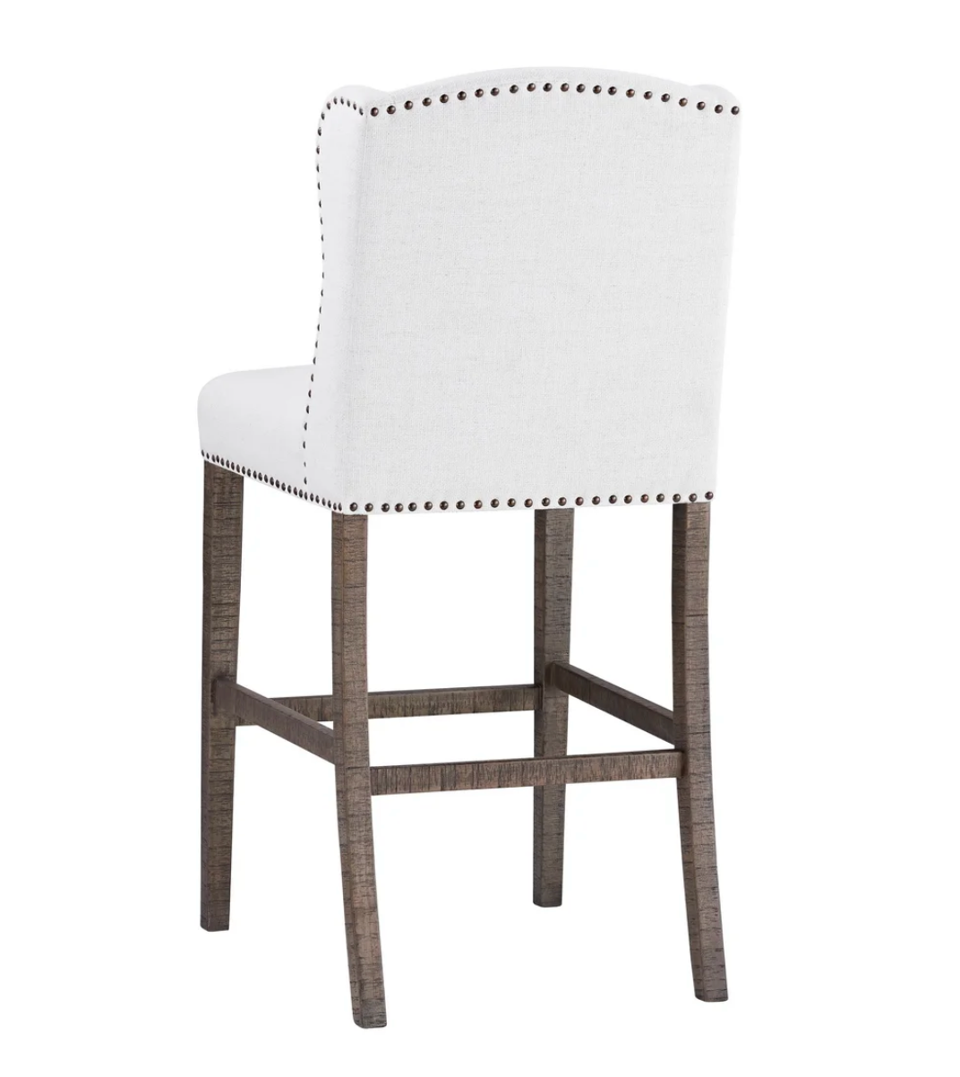 Shannon 30" Bar Stool - Cotton + Gray Wash