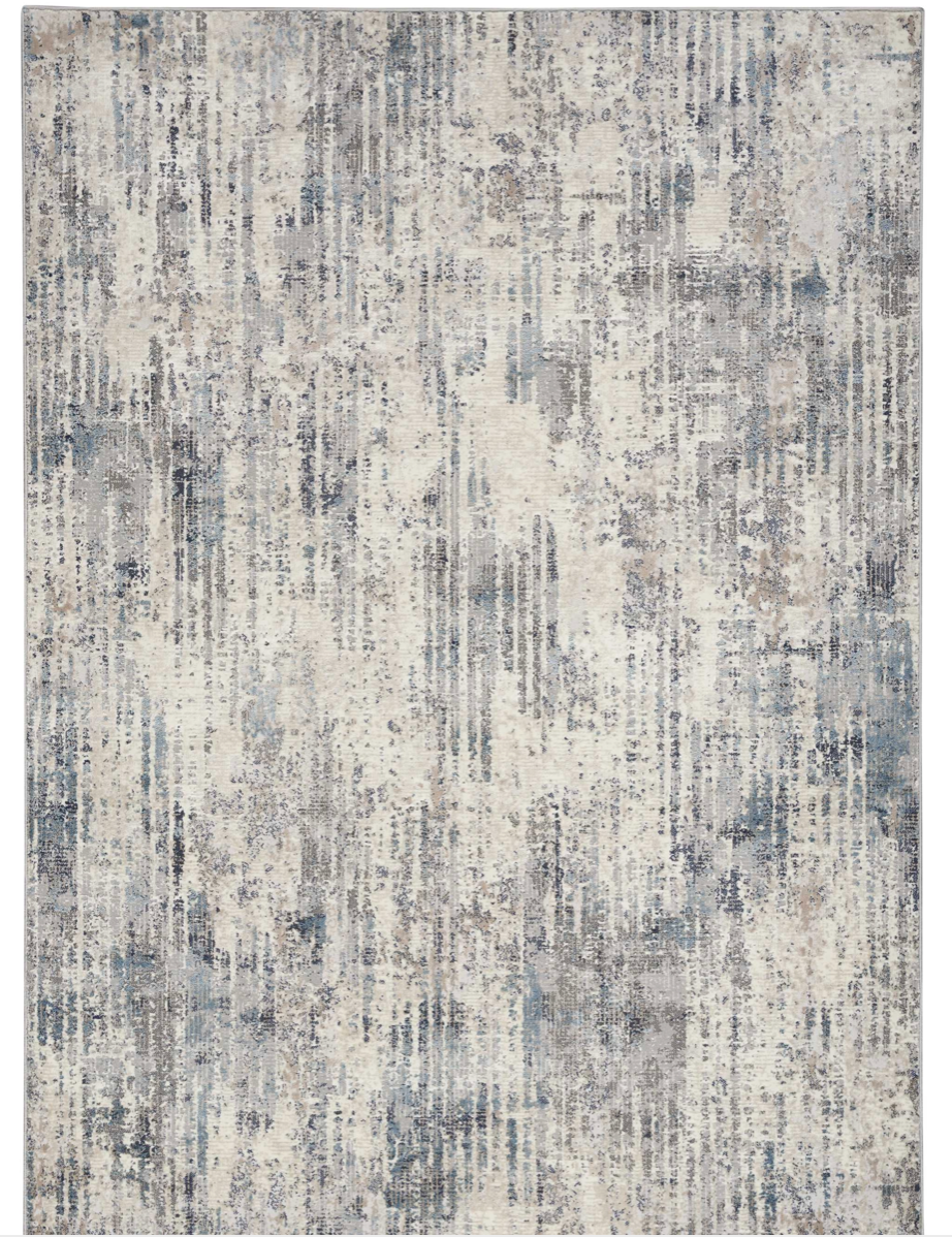 Eternity Area Rug - Ivory/Blue/Grey
