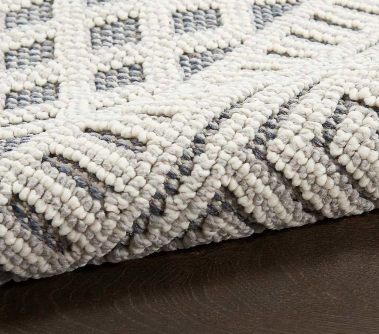 Baxter Area Rug - Slate/Ivory