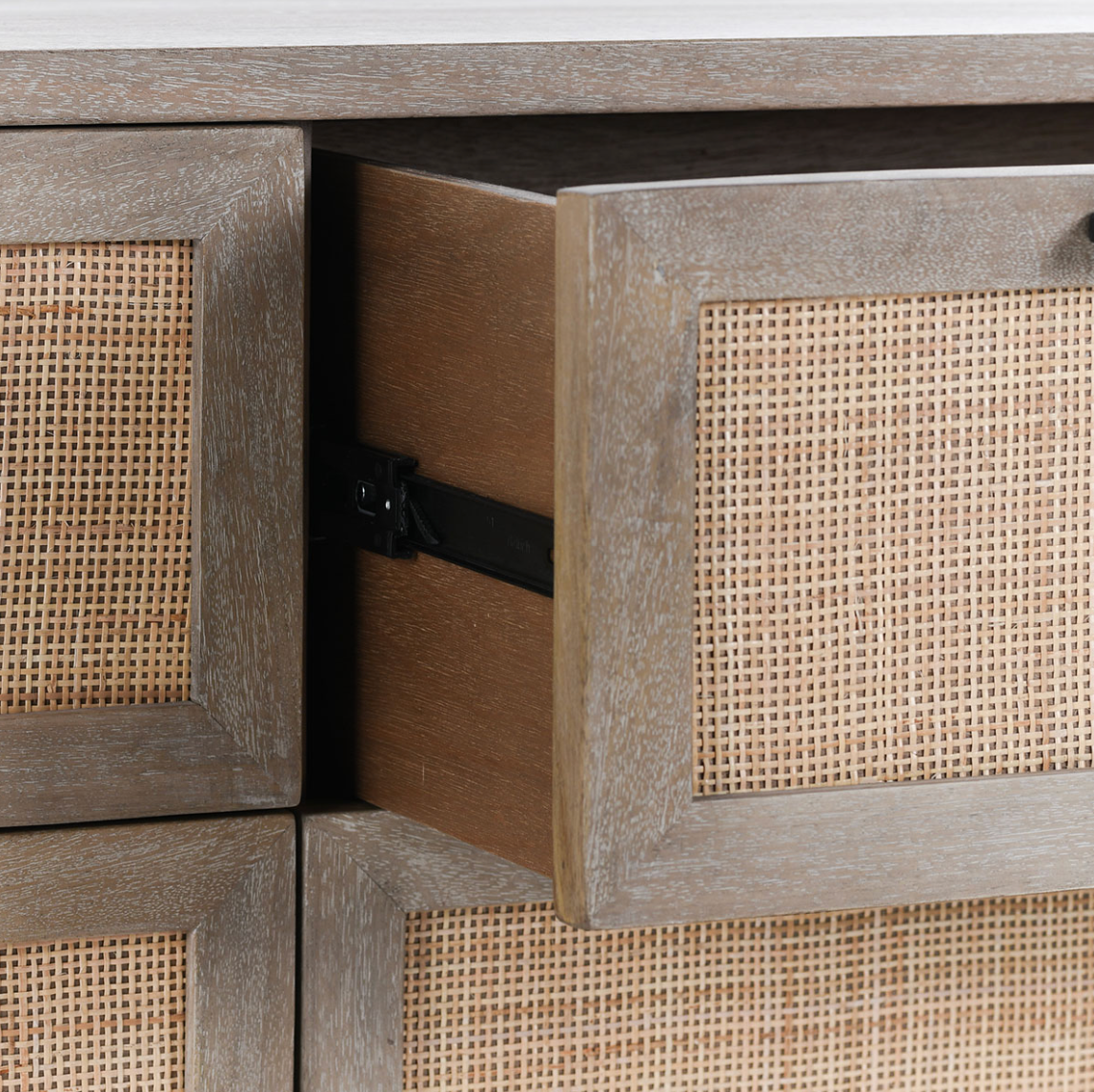 Plateau 54" Six Drawer Dresser - Light Natural