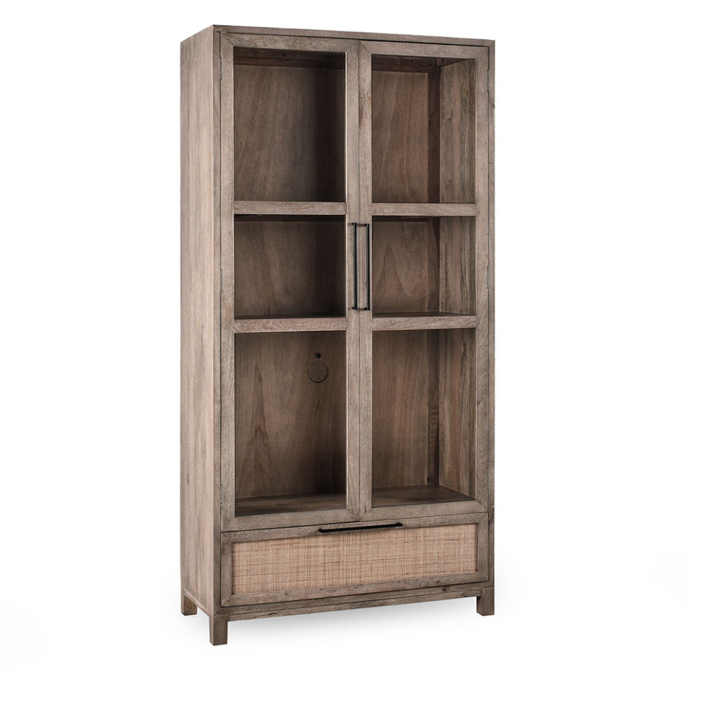 Plateau 42" Two Door Cabinet - Light Natural