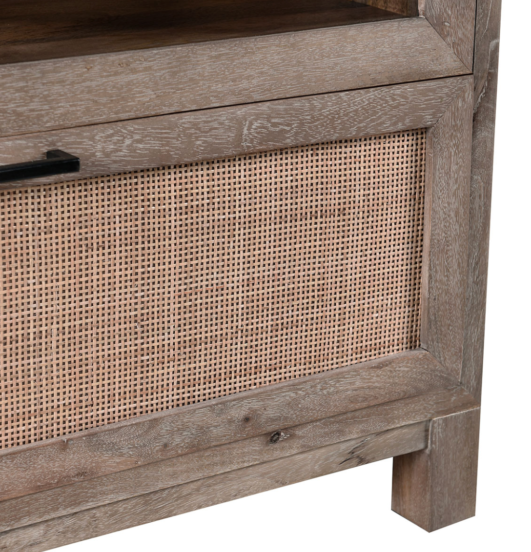 Plateau 42" Two Door Cabinet - Light Natural