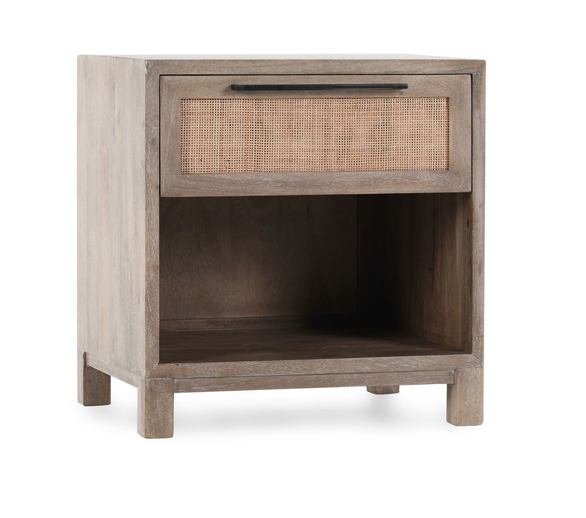 Plateau 24" Single Drawer Nightstand - Light Natural