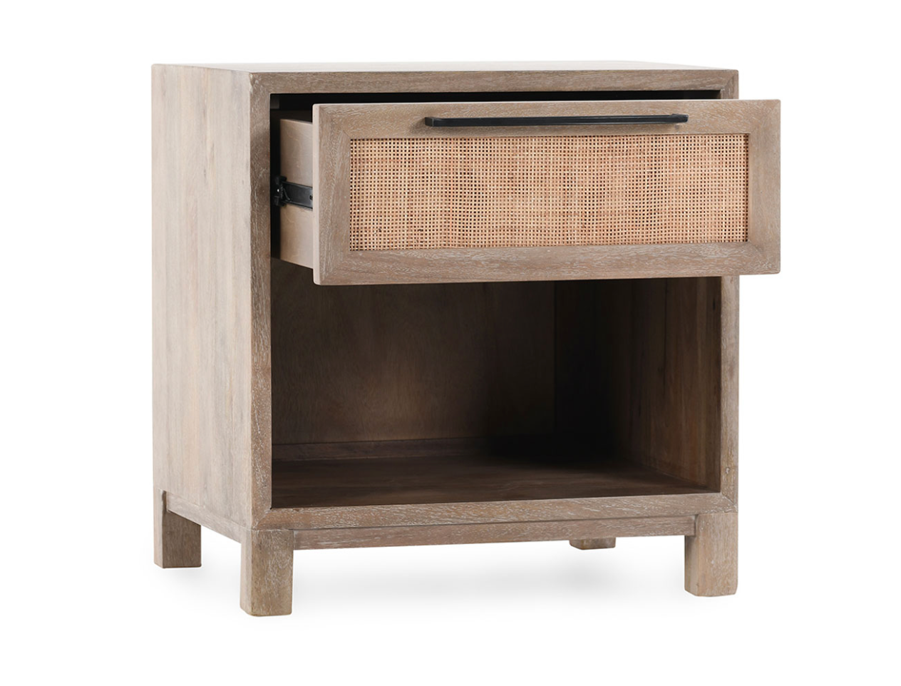 Plateau 24" Single Drawer Nightstand - Light Natural