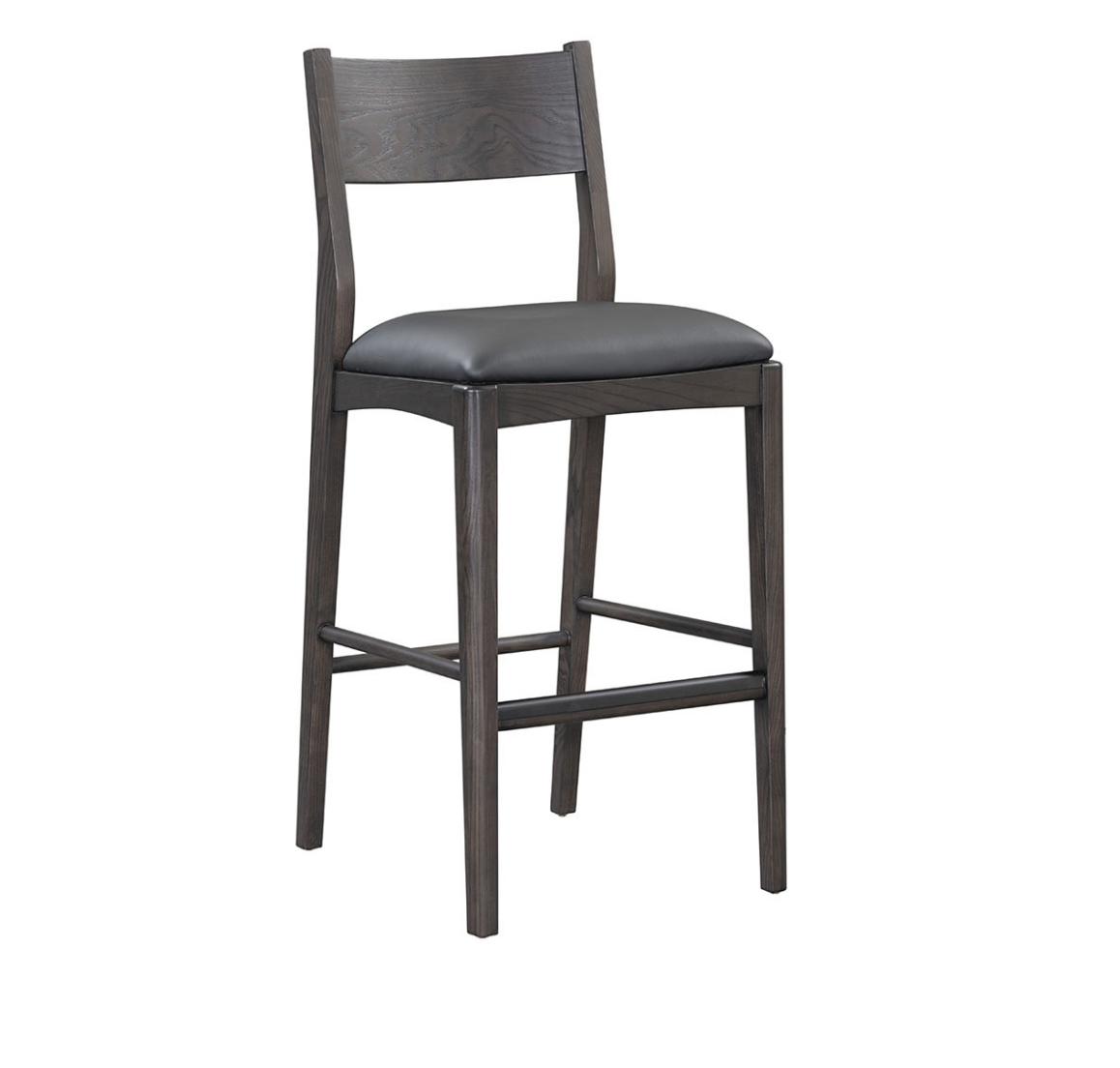 Amara 30" Bar Stool - Noir + Ash