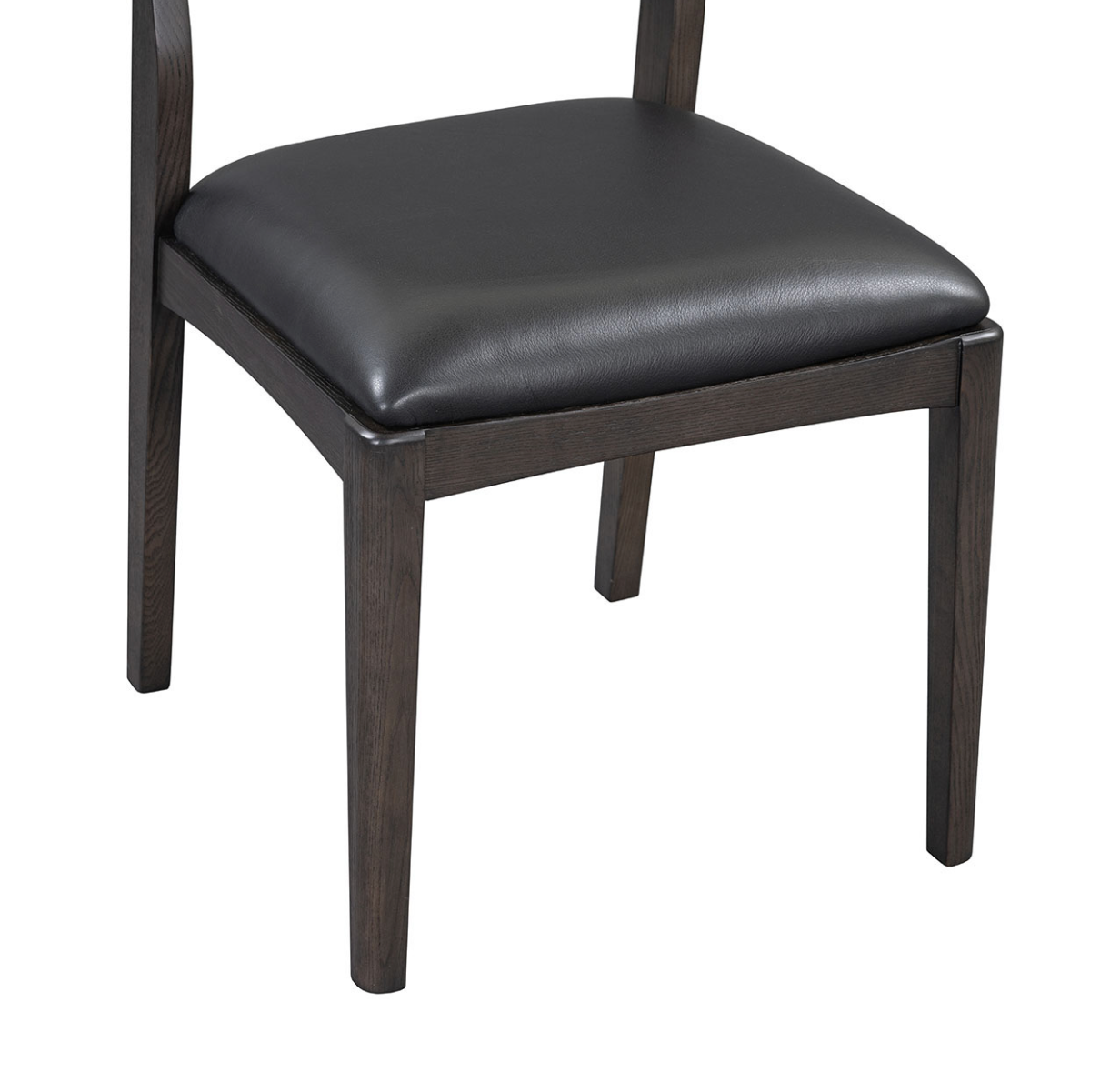 Amara Dining Chair - Noir Leather + Ash