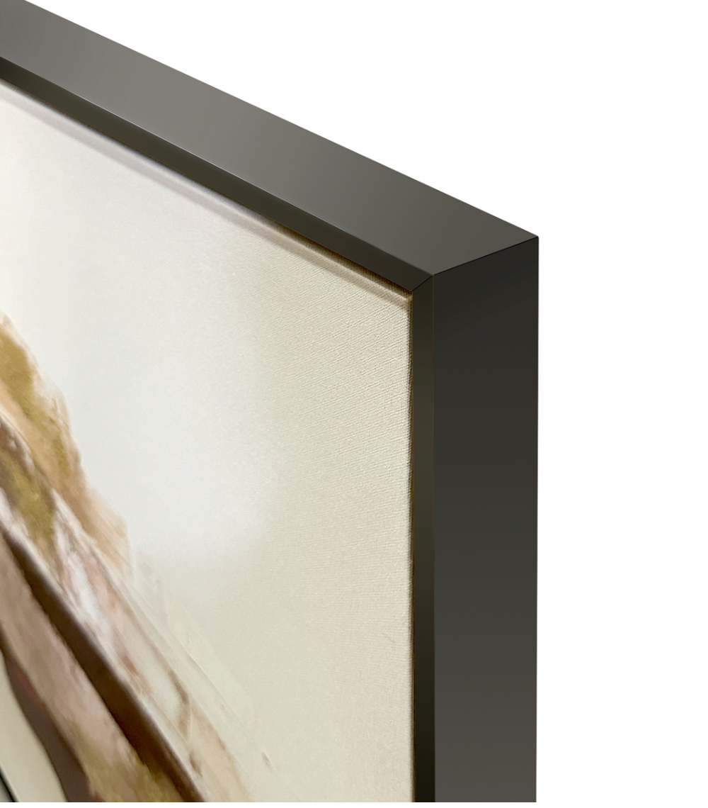 Chisel 40" Hand Painted Framed Canvas Art