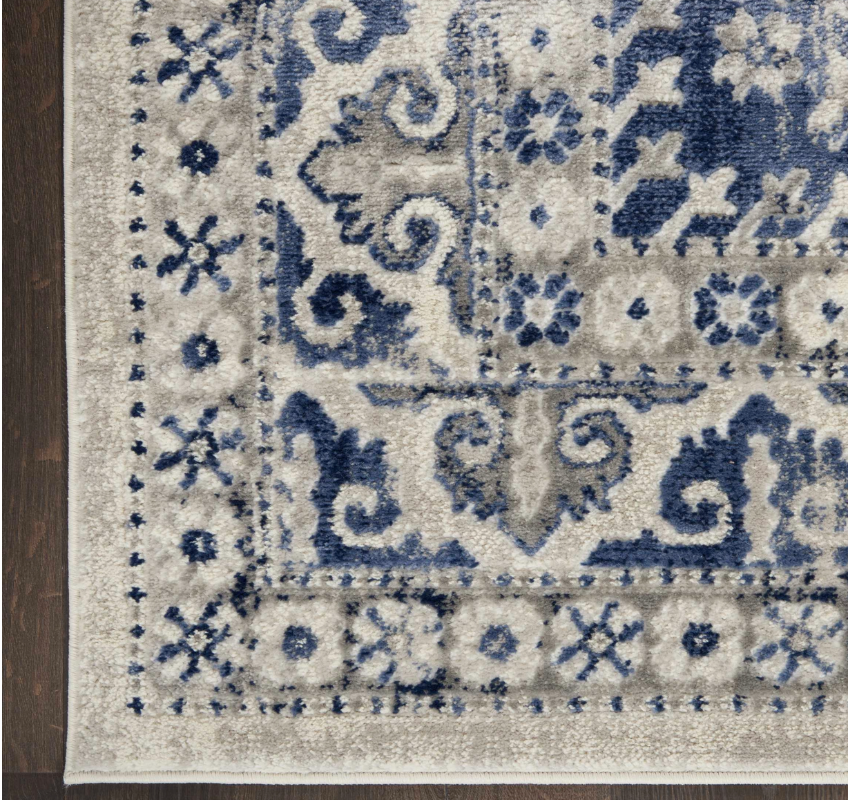 Manchester Area Rug - Ivory/Blue