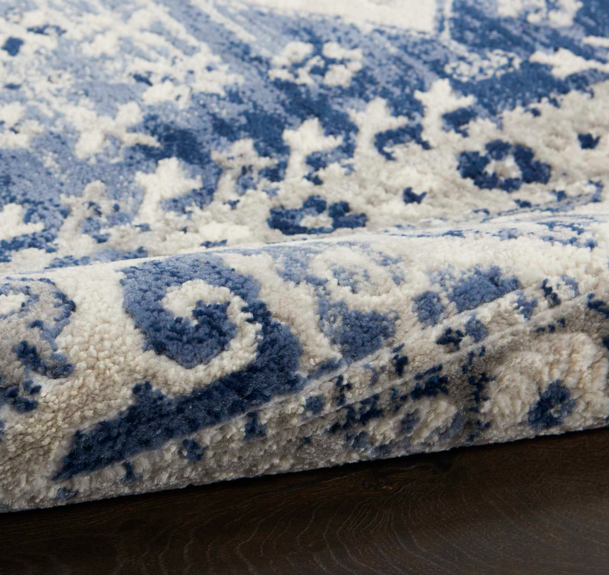 Manchester Area Rug - Ivory/Blue