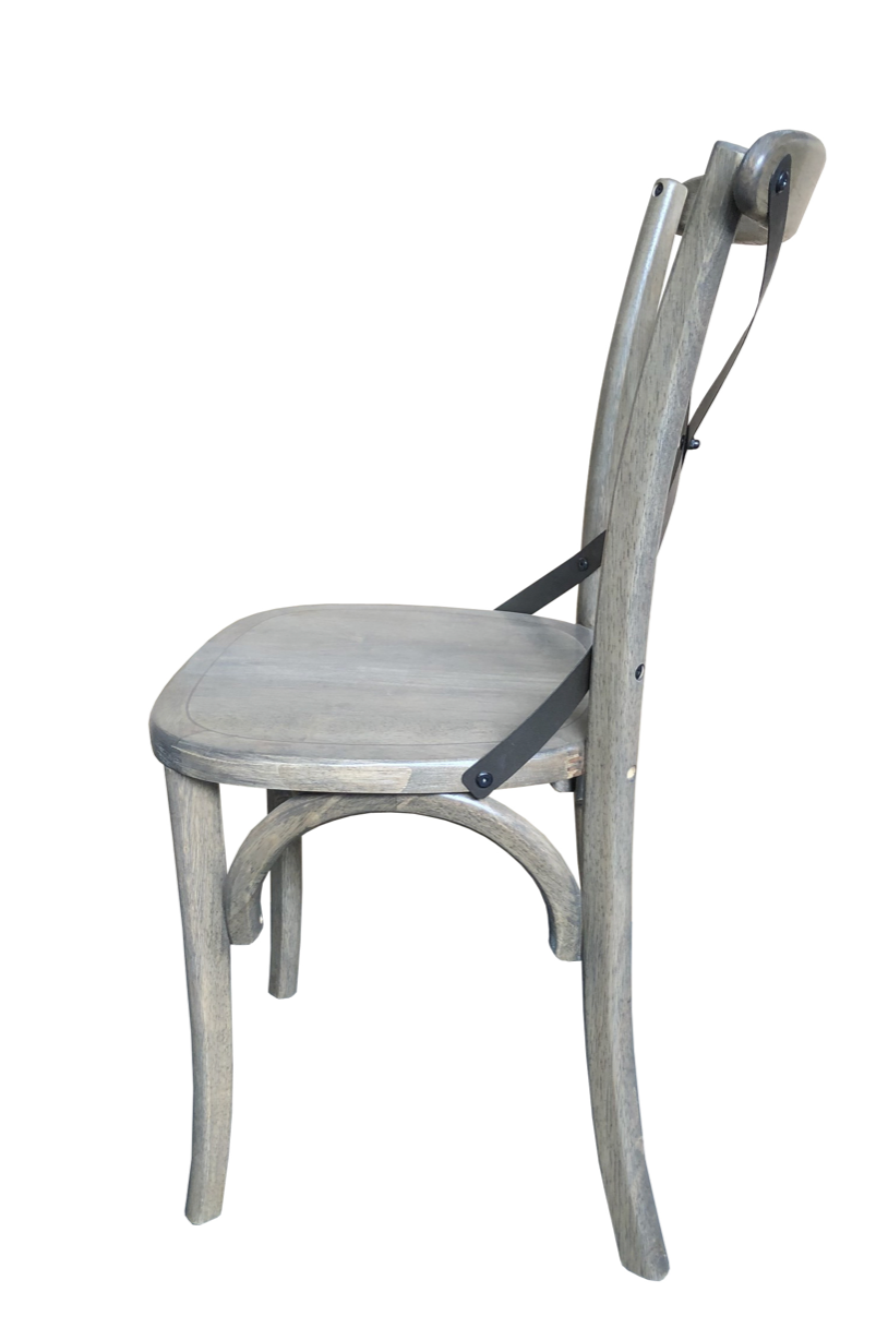Salem X-Back Dining Chair - Distressed Natural