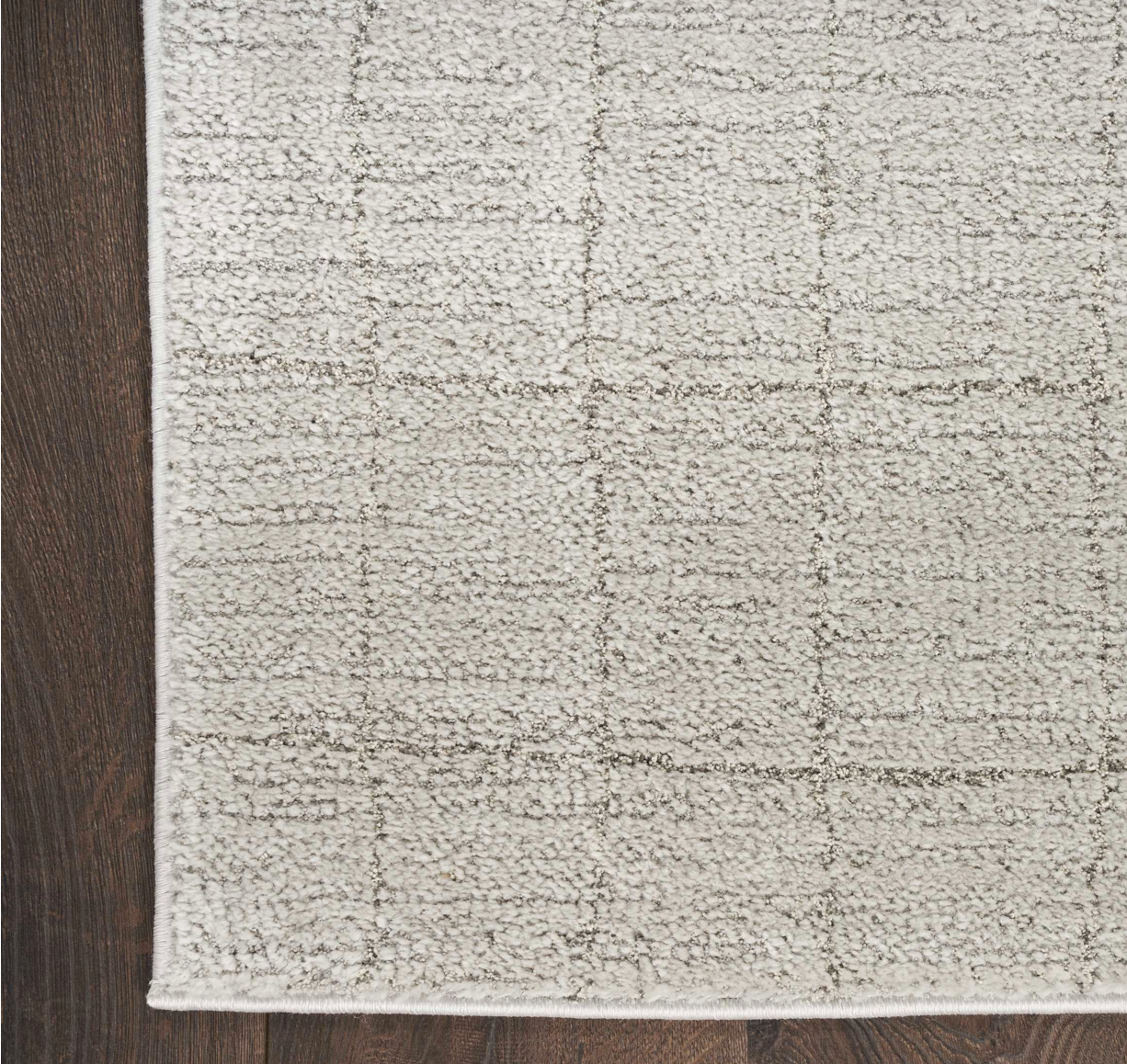Helsinki Area Rug - Grey Cross Weave