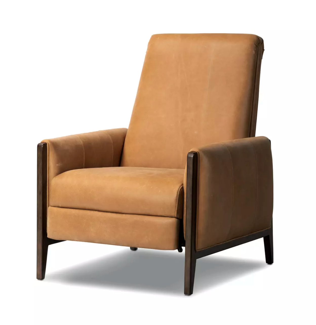 Carmine 31" Top Grain Leather Recliner - Palermo Cognac