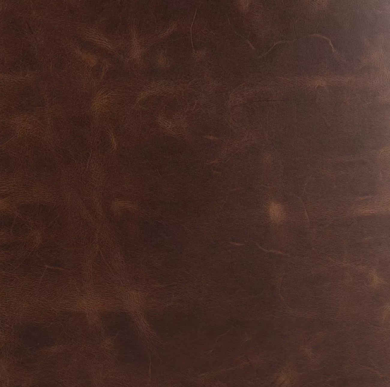 Almer 38" Top Grain Leather Swivel Chair - Cigar