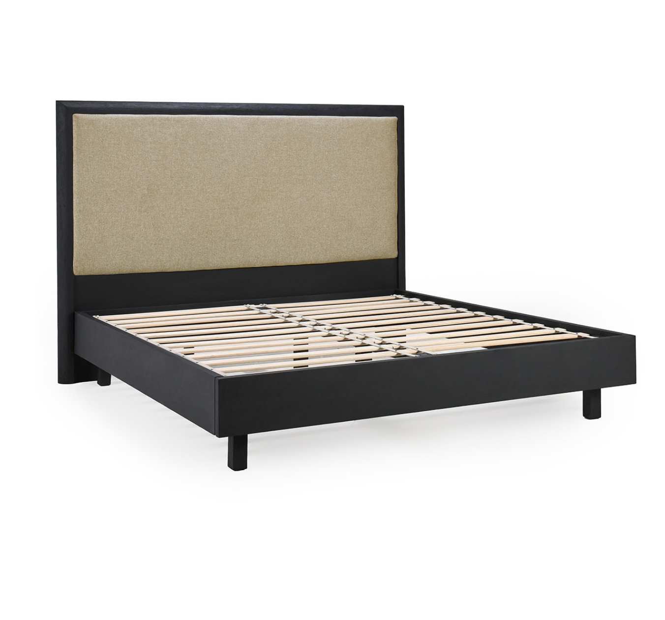 Harmonia 73" King Platform Bed - Black