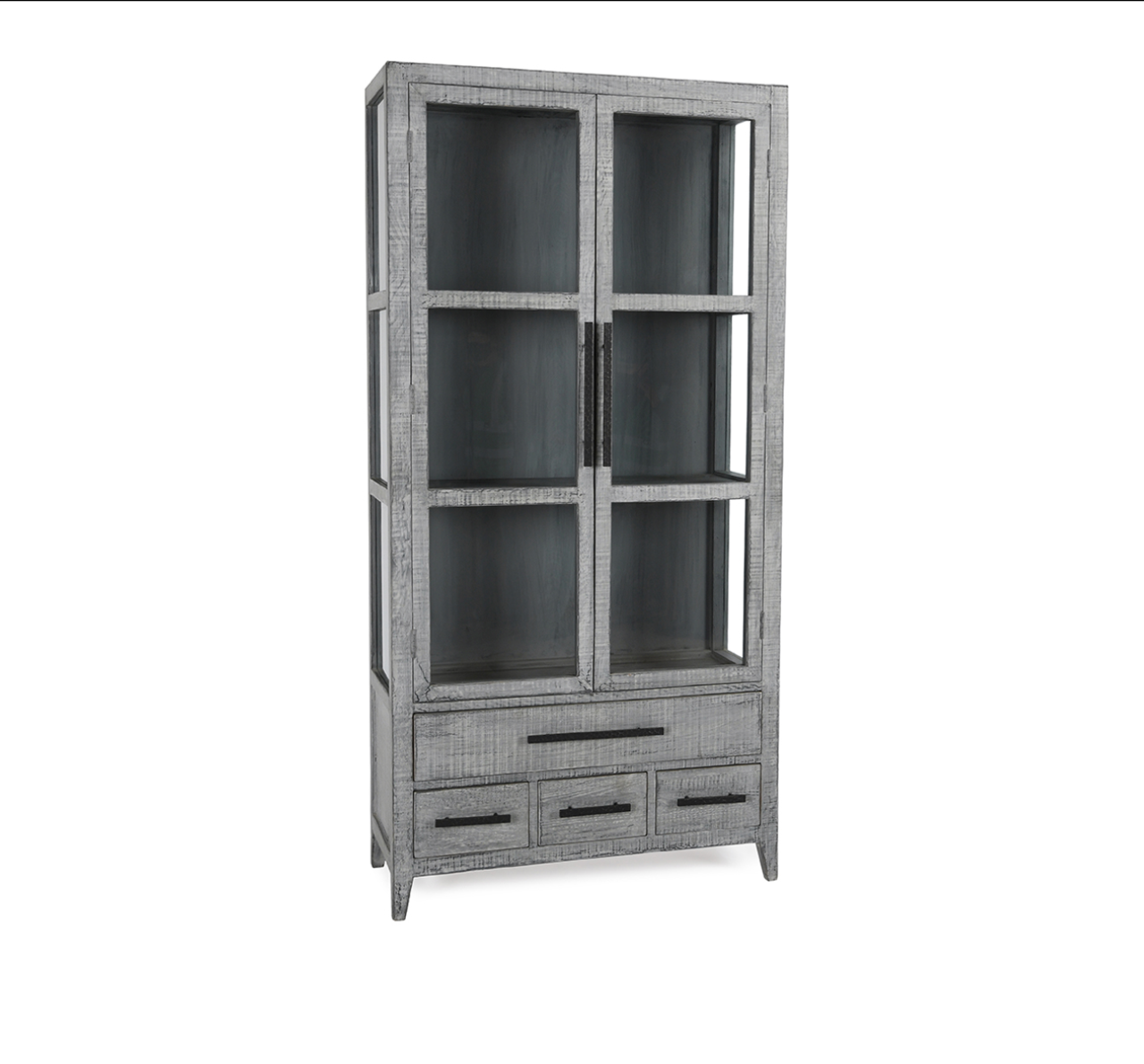 Willow 43" 2 Door 4 Drawer Tall Cabinet - Antique Blue