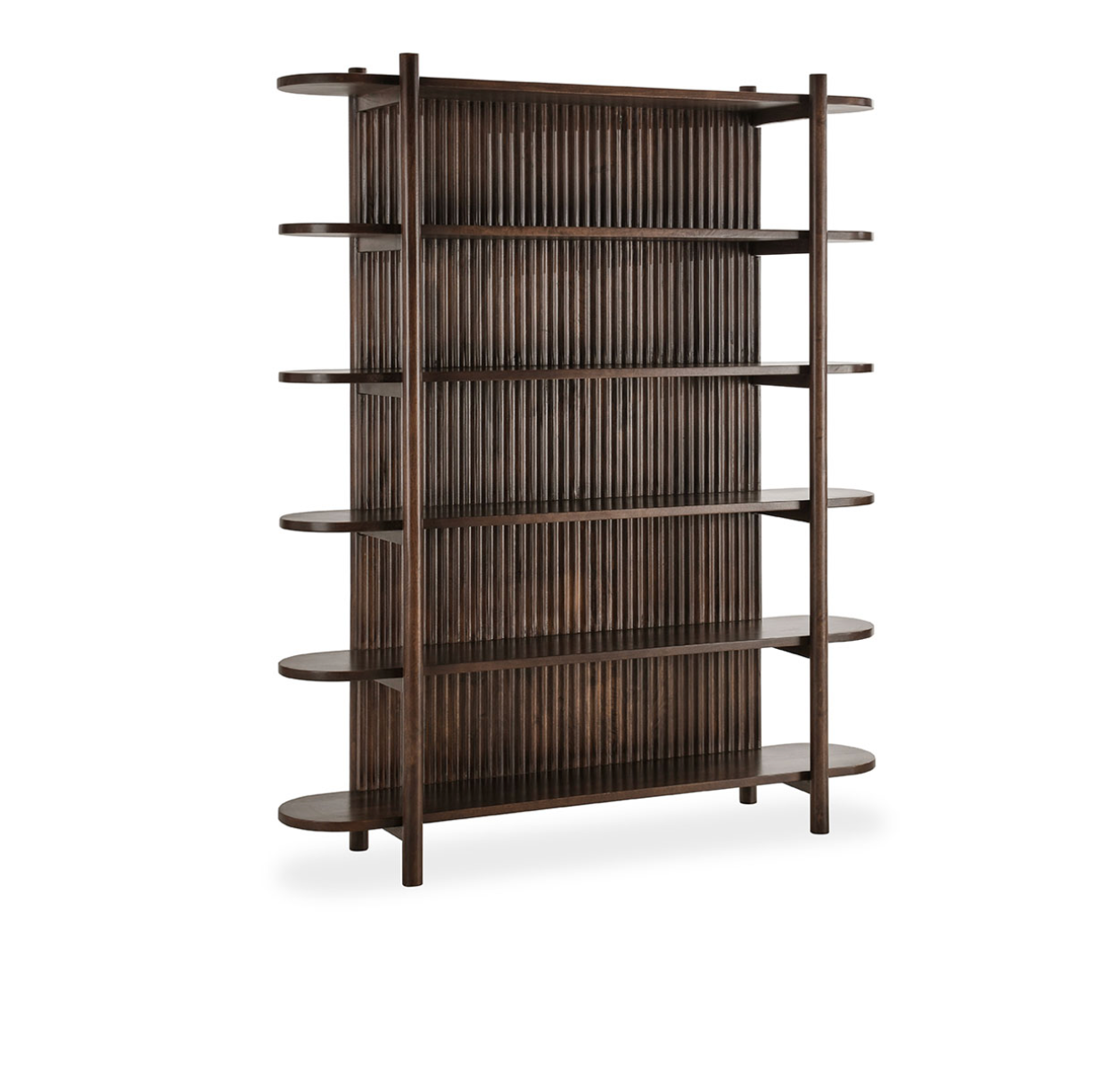 Sienna 81" Tall Bookcase - Brown