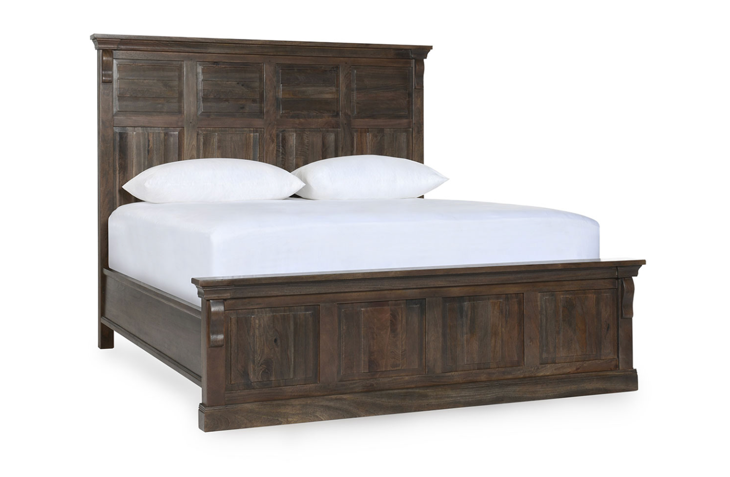 Adele 80" California King Bed - Dark Cocoa