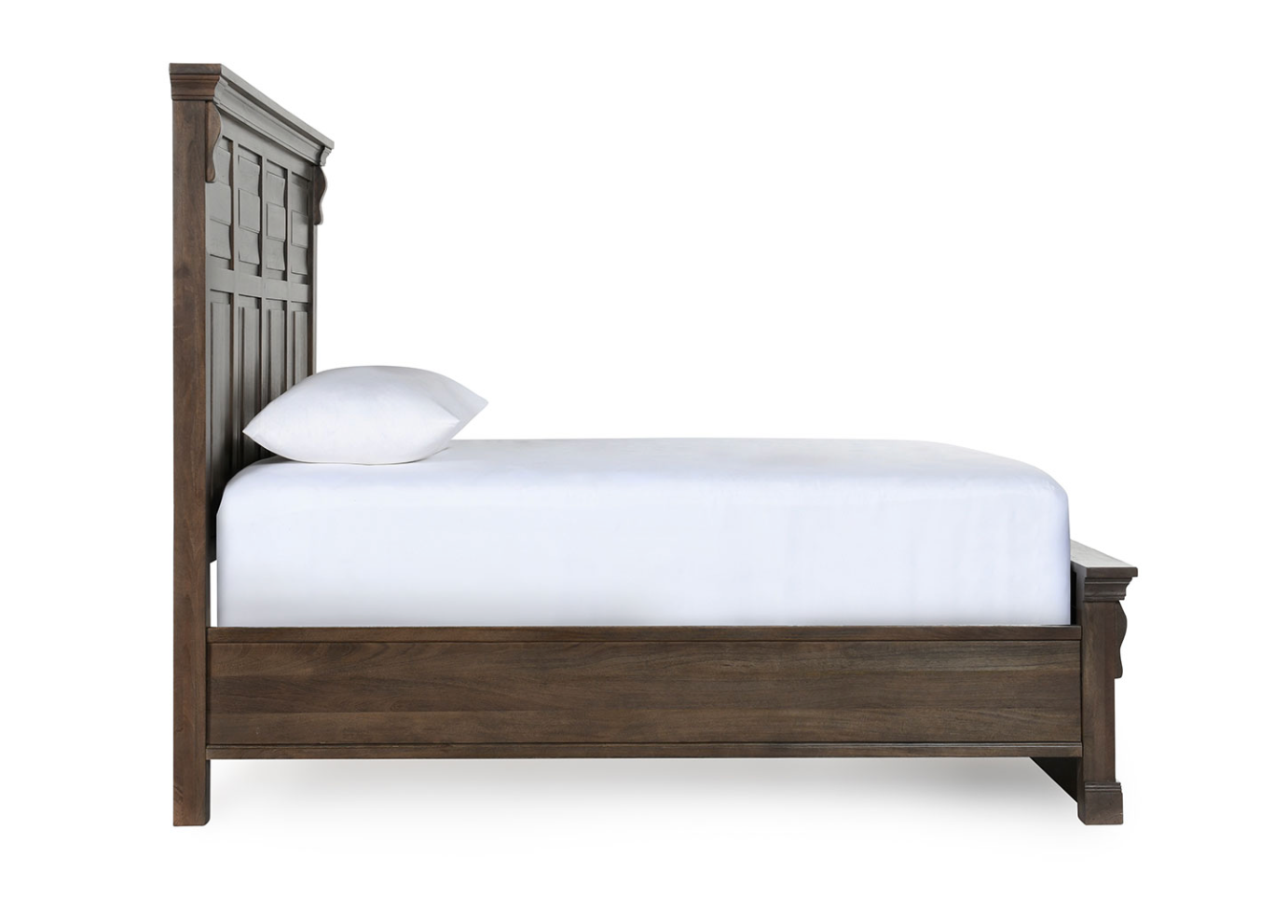 Adele 80" California King Bed - Dark Cocoa