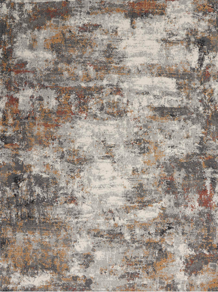Matrix Area Rug - Grey/Multicolor