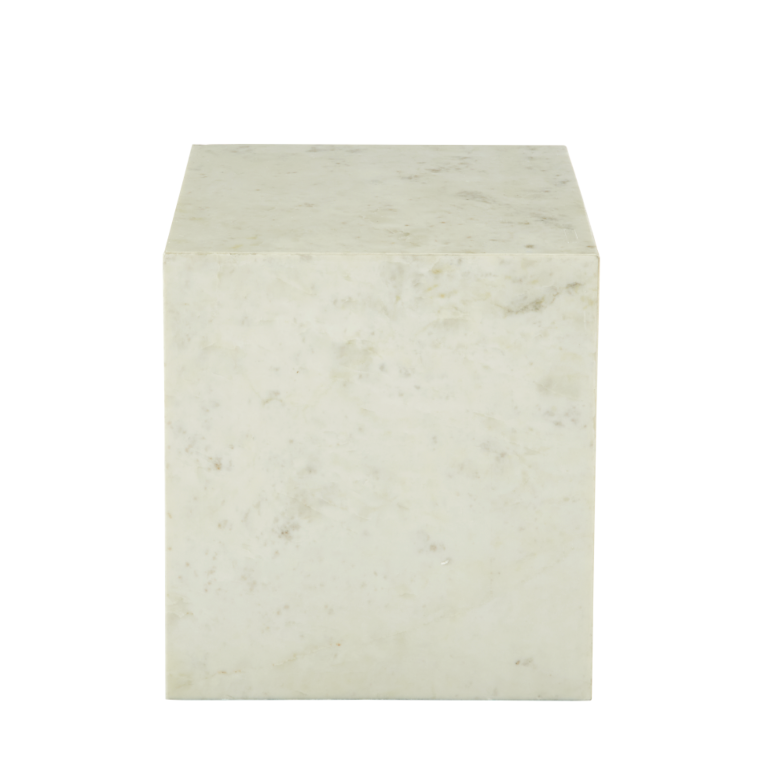 Zenobia 20" End Table - Polar White