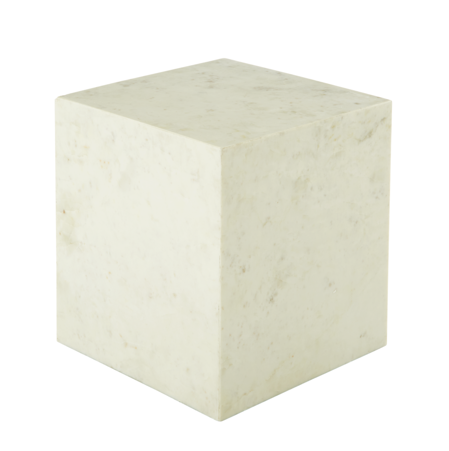 Zenobia 20" End Table - Polar White