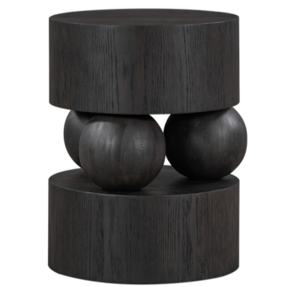Zenobia 18" End Table - Rich Coffee