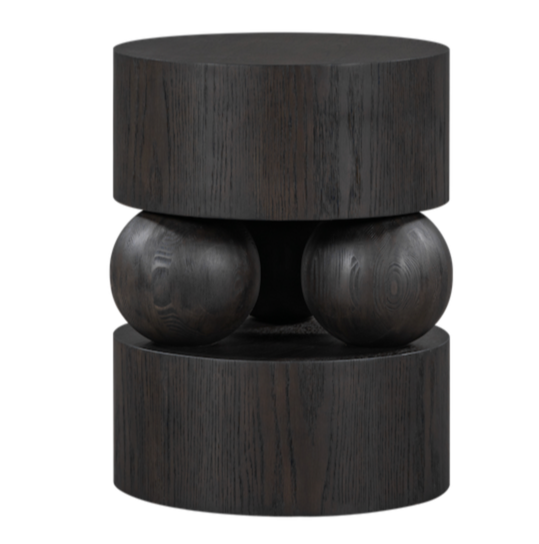 Zenobia 18" End Table - Rich Coffee