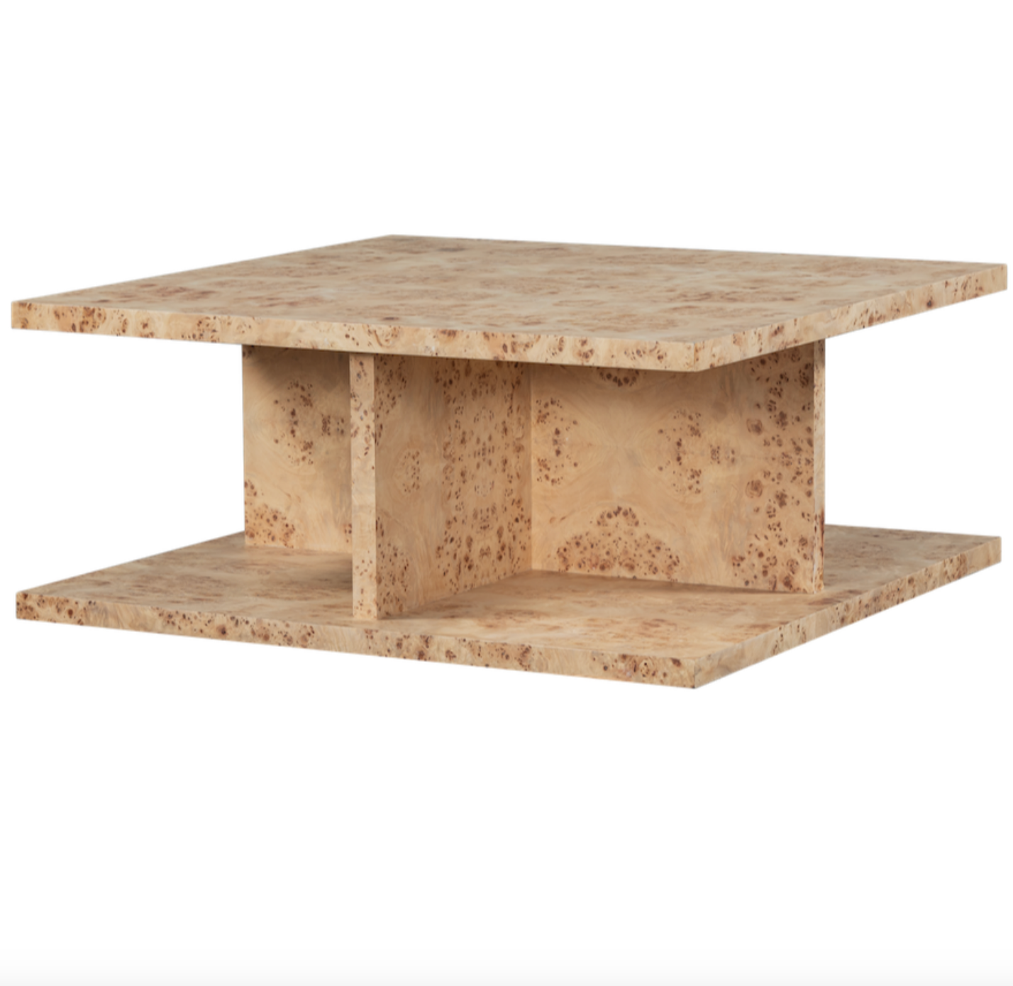 Azalea 40" Coffee Table - Toasted Burl