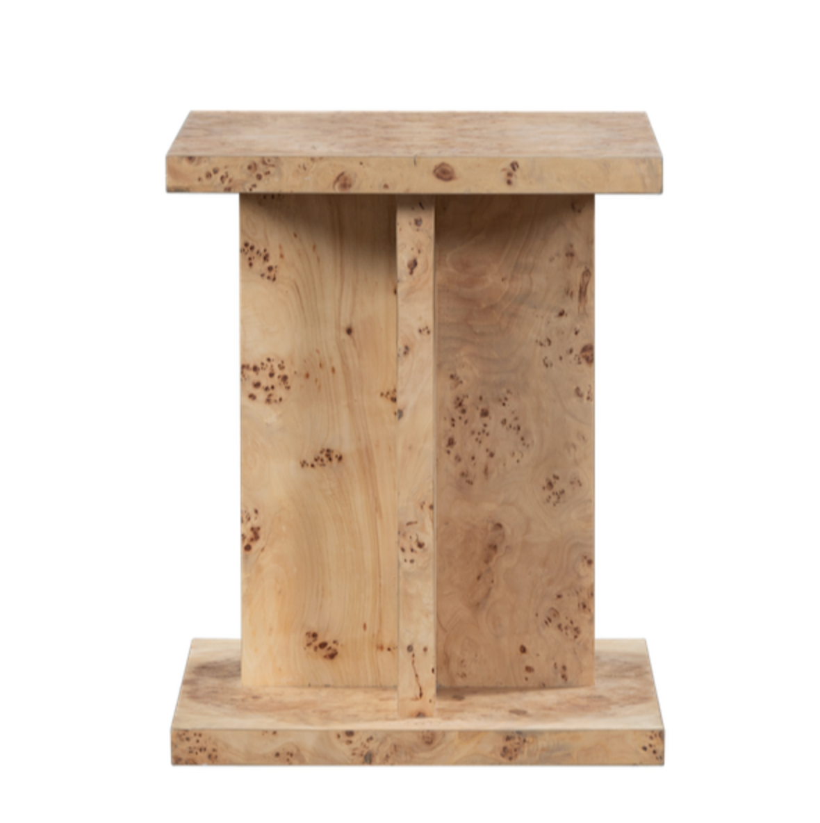 Azalea 18" End Table - Toasted Burl