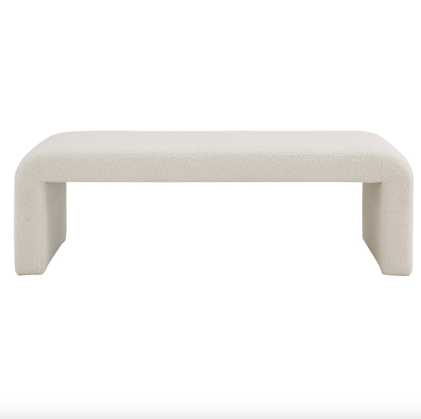 Constance 61" Bench - Ivory Cloud