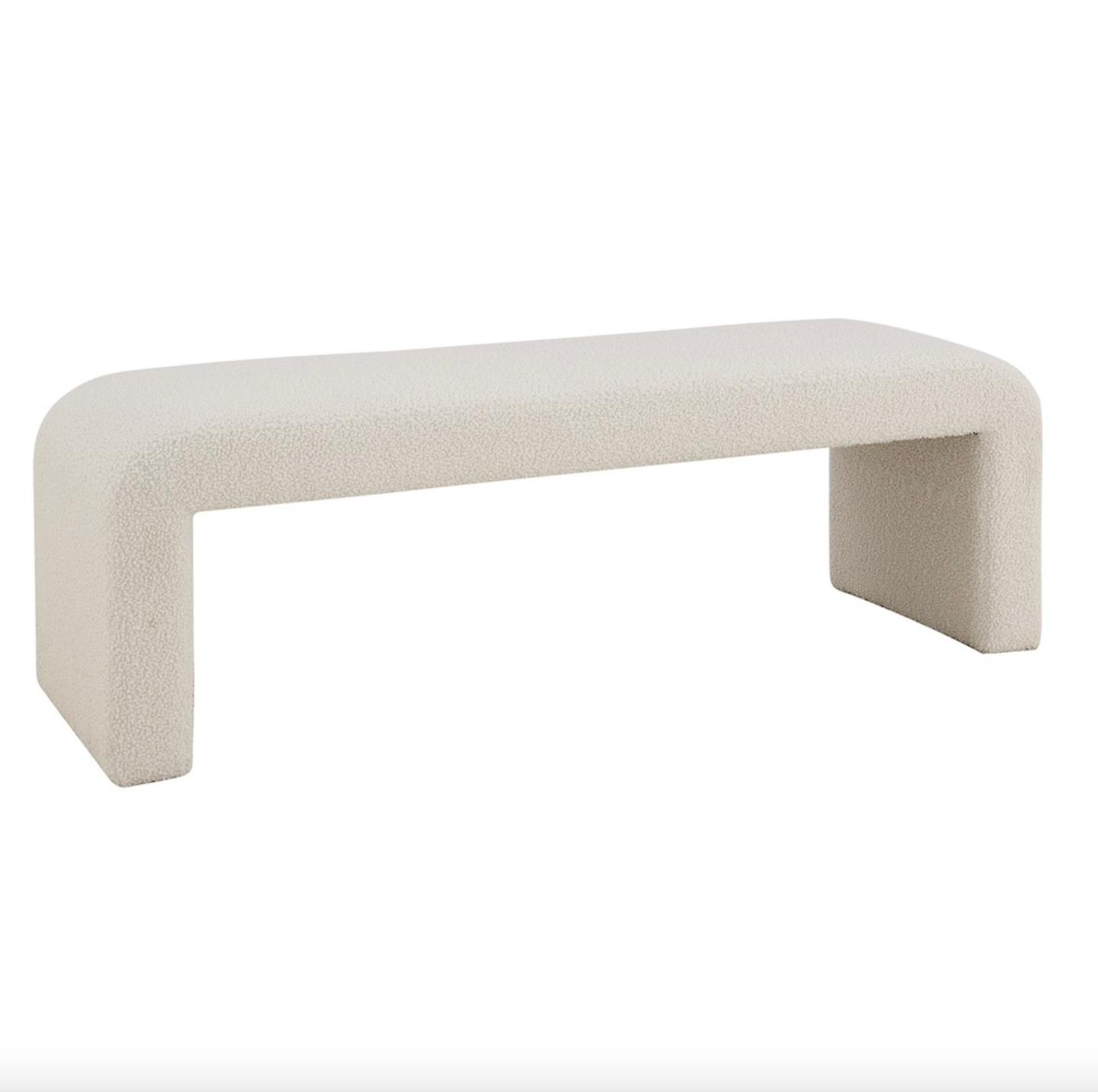 Constance 61" Bench - Ivory Cloud