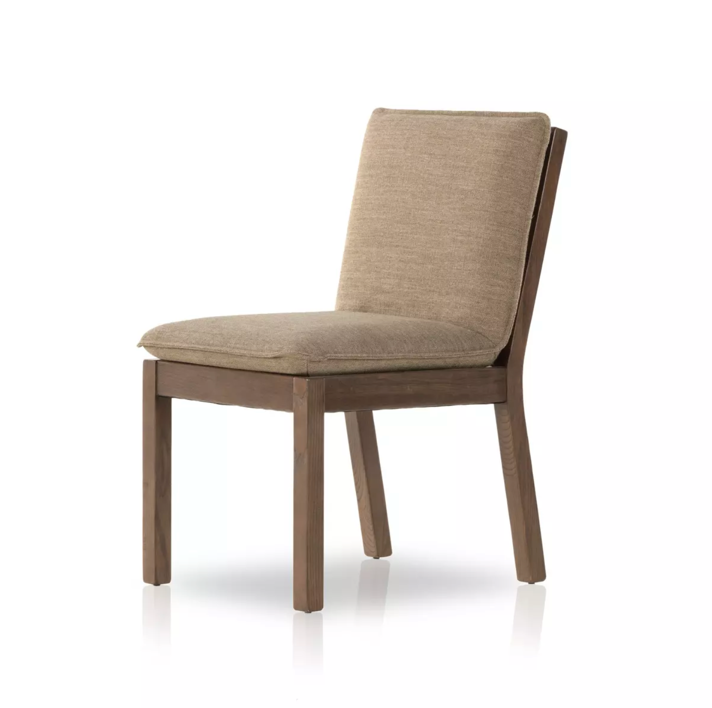 Elara 20" Top Grain Leather Dining Chair - Alcala Fawn