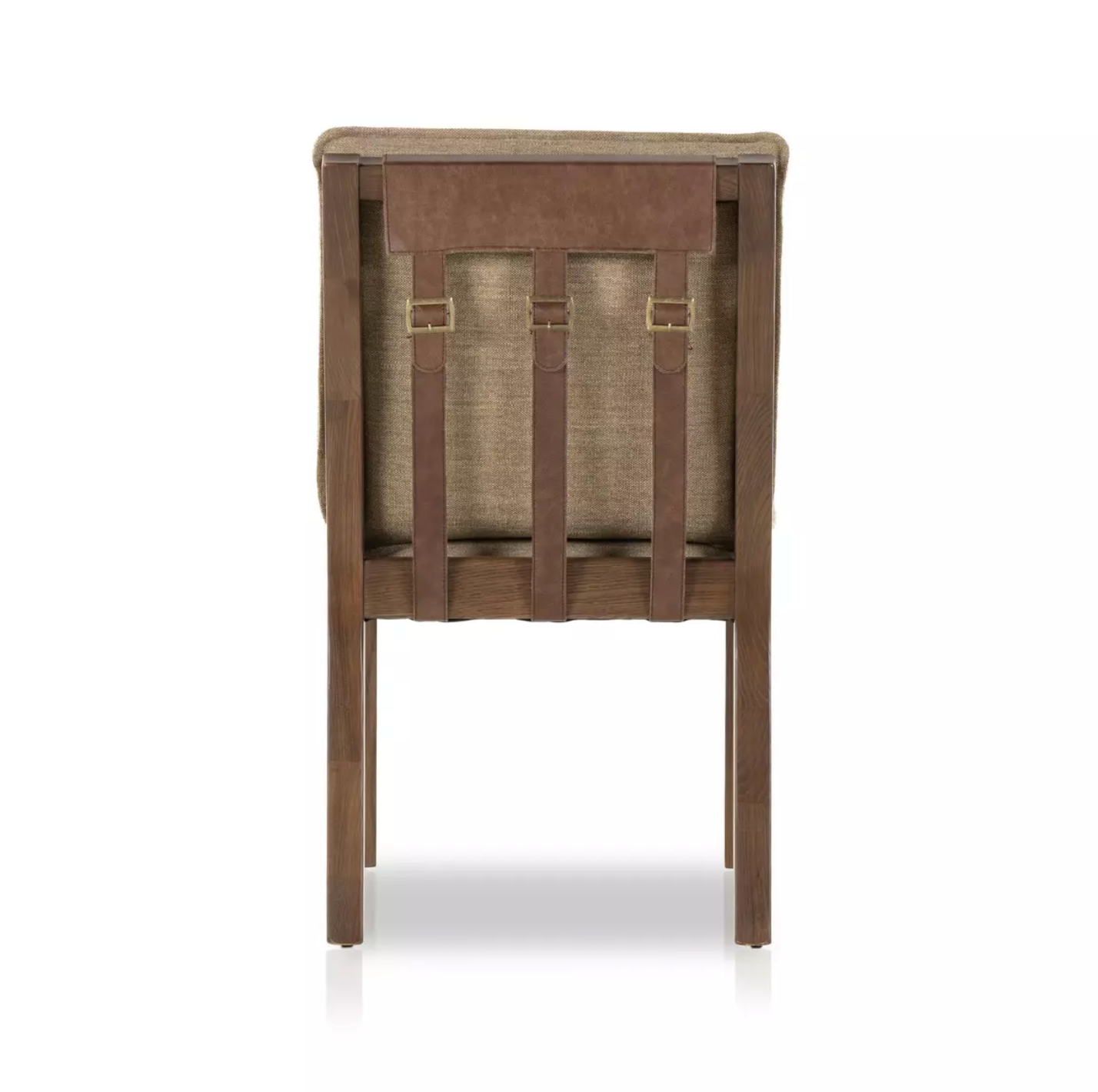 Elara 20" Top Grain Leather Dining Chair - Alcala Fawn